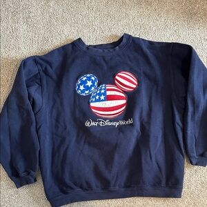 Disney Navy Blue Sweatshirt with Mickey Mouse